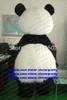 Nova versão gigante chinesa panda urso mascote figurino adulto desenho animado de caráter de traje de educação exposição Exposição de exposições de educação cx4018
