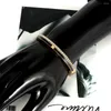 Bangle 2022 Luxury Design Black Harts Armband Bangles Summer rostfritt st￥l Crystal Armband f￶r br￶llop Pulseira