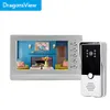 Deurbels dragonSview 7 inch videodeur telefoontelefoon deurbel intercom systeem met camera 1000TVL ontgrendelen talk waterdichte 221025