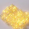 Cordes 20/50/100 LED perle fée guirlande lumineuse fil de cuivre mariage noël guirlande pour saint valentin anniversaire cadeau fête décor