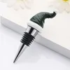 6PCS 4styles Xmas Hat Butelka Stopper Festival Party Favors Prezenty świąteczne Wino Stopper Dostarcza się do stolika kuchennego