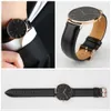 Посмотреть полосы Maikes Quality Calemine Leather Band 13 мм 14 мм 16 мм 17 мм 18 мм 18 мм 20 мм полосы для ремешка DW 221024