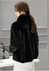 Pelliccia da donna 2022 Autunno Inverno Cappotto finto Corto Moda Imitazione Visone Coreano Allentato Giacca a maniche lunghe Y645