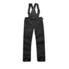 Pantalon de ski à bretelles Ski hommes et femmes hiver haute qualité épaissir imperméable coupe-vent chaud pantalon de neige snowboard Brs L221025