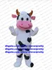酪農牛のマスコットコスチューム大人の漫画キャラクター衣装スーツ広告と宣伝エンタープライズプロパガンダCX2037