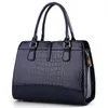 HBP Totes Bag Vintage Pu Leather Handväskor Purses Women Alligator Shoulder Bags Handbag Purse Winered