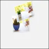 Watering Equipments Hater Equipments 250/500 ml Mini Plastic Plant Bloemfles Spuit Burved Mond Can Diy Gardening Transparen Dhl2d