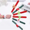 Christmas Clap Circle Toys Kids Force Gifts Santa Claus Birthday Party Decor Theme Armband JNB16609