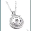 Pendant Necklaces Pendant Jewelry Pendants Of Tree Snap Necklace Without Chains Fit 12Mm Or 18Mm Button Dff0562 Drop Delivery 2021 C Dhjml