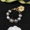 High Quality Women Bracelet Jewelry Crystal Beads Designers exaggerate Gold Flowers Fashion Womens Charm Simplicity Bracelets Accessories