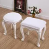 Chair Covers Printed Bench Cover Stretch Chairs For Living Room Square And Round Two-piece Set Non-slip Seat Slipcover Home Decora