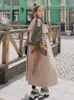 CAATRES DE CABAJES MUJERES Moda Moda Comblock de mujeres Color Doble-Breasted con Belt Lady Breakbreaker Spring Outumn Outerwear