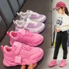 Tênis tênis sapatos de meninas crianças tênis quatro estações respiráveis ​​confortáveis ​​sapatos infantis softsoled Sapatos casuais de crianças leves 221024