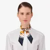 スカーフラグジュアリーシルクスカーフ狭いジョーカートワイルネッカチーフ飾る100 5cmバッグ包帯ヘッドウェアヘッドドレス女性アクセサリー39-283Q