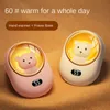 Creativo nuovo riscaldamento a mano Tesoro di ricarica Treasure Digital Display Controllo a temperatura a doppia faccia di riscaldamento mobile USB Baby caldo