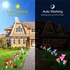 LED Solar Lily Flower Light Outdoor Color Changing Garden Light Waterproof Simulation Lawn Lamp Wedding Decor Landscape Light