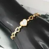 Bangle 2022 Top verkopende mode roestvrijstalen minnaar hart met klei strass armbanden mooie armbanden voor dames sieraden