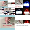 Автомобильные значки светодиодные наклейки эмблема Emblem 2d Light Lamp 12 В белый красный синий цвет для доставки Mitsubishi Drop 2022 Мобильные телефоны DHPDD DHPDD