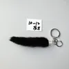 Nyckelringar Real Tail Nyckelring Bag charm ryggsäckhängen Keyring unisex byxor Tillbehör naturlig leksak