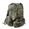 Zaino tattico militare da 50 litri Zaino 4 in 1 Borsa Molle Escursionismo da campeggio Borsa da viaggio per arrampicata all'aperto Zaino multifunzione militare Q0721