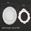 Silicone Moule Photo Cadre Fleur Aromathérapie Gypse Bougies Savon Moule Automobile Sortie D'air DIY Artisanat Décor MJ0964