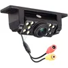 Interi￶rstillbeh￶r Bil Backup Camera Bakvy Omv￤nd med 170 ﾰ vidvinkel 9 LED -lampor Super Clear Night Vision f￶r alla fordon