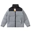 Northface Puffer The North Jacket Down Cotton Jackets 코트 남성 페이스 여성 지퍼 자수 편지 주머니 겨울 스트리트웨어 바디 워머