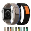 Sangle Ultra Nylon de 49 mm pour Apple Watch 8 7 6 5 4 3 2 1 Band de montre intelligente pour Iwatch Band Loop 45mm 44mm 42mm 41mm 40mm 38mm S8 S79413711