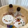 Pool koreansk ins boll för barn som simmar bärbara vikbara uppblåsbara baby paddling småbarn vatten spel trädgård lek leksaker