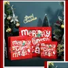 Gift Wrap Merry Christmas Gift Paper Bags Xmas Packing Bag Snowflake Candy Box New Year Kids Gifts Wrap Decorations Fy4761 Drop Deli Dhokd