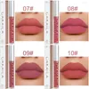 Lip Gloss Arrivals Lipstick Matte Velvet 18 Colors Long-Lasting Waterproof Women Sexy Maquillage Cosmetics Gift Lipgloss