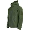 Randonnée en plein air Veste Peau De Requin Soft Shell Outwear Coupe-Vent Imperméable Coupe-Vent Militaire Tactique Vestes Vêtements De Chasse X0710