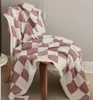 Одеяла Шеплер Клетчатая одеяло осень зимняя типная теплый диван -кровать крышка моды