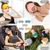 Basker Sleep Eye Mask Shading Rest Relief Tr￶tthet Dubbelsidig tillg￤nglig andningsbar Patch Patch Eyeshade Proteable Unisex
