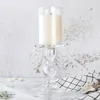 Candle Holders 1pc 3.46 / 4.52 5.51 In Glass For Pillar And Taper Wedding Decoration Candlestick Set