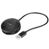 Porta USB 2.0 Hub Splitter per adattatore portatile tastiera alimentata mouse unità flash stampante fotocamera base magnetica