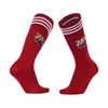 Chaussettes homme Footballball homme enfant Long Tube professionnel épaississement coton Sports Club personnalisé genou antidérapant respirant