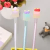 1Pcs Novelty Food Pens Funny Fruit Cake Cute Gel Pen Kawaii Writing Ink Aesthetic Stationery Gift School Kawai Stationary