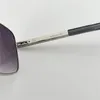 Klasyczne okulary przeciwsłoneczne dla mężczyzn Metal Square Gold Frame Uv400 unisex vintage popularny styl 0259 okulary ochronne okulary z pudełkiem