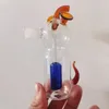 New style hookah bag hookah gun transparent color animal shaped glass cigarette pot bong8237450