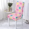 Chair Covers Arrival Cartoon Pink Flamingo Elastic Cover Stretch Dining Seat For Wedding Banquet Living Room Decor