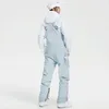 Spodnie narciarskie 2022 Women One Piece Ski Outdoor Snowboard ciepłe zimowe śnieg Windorpood Waterpood Suit Ogólnie