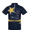 Moto Motorcykel T-shirt Herr- och kvinnors fritidsteam Fabrikskläder snabb torr andas racing lapel polo skjorta