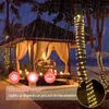 Strängar Solar String Lights Outdoor Waterproof LED Candy Rope Lights 33ft 100 LEDS Tube Light Holiday Christmas Party Home Yard Patio Road