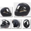 Motosiklet kaskları Jiekai-105 tam yüz vizörü için kask kalkanını yukarı çevirir 4 renk yüksek kalite