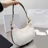 womens designer bag fur handBags Saddle Underarm Bags Women Shoulder Pea Buns Handbag Leather Designer Clutch Crossbody Female Purses 221204