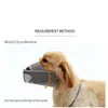 Maska z pyska dla psa pyska pyska oddychająca w oddychającej siatkowej osłona usta przed ukąszeniami dla średniej dużej ochrony akcesoriów na twarz 2022