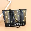 Evening Bags Small Fresh Handbag Embroidery Daisy Shoulder Tote Bag Versatile Large Capacity Straw Shopping Simple Women's Shopper