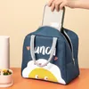 Storage Bags Thermal Insulated Bag Lunch Box For Women Portable Fridge Tote Cooler Handbags Kawaii Food Work