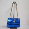 Borse da donna Kurt Geiger Borsa a tracolla con testa d'aquila in metallo Borsa a tracolla con catena di design Portafoglio in materiale Pu Borsa a tracolla di lusso 187